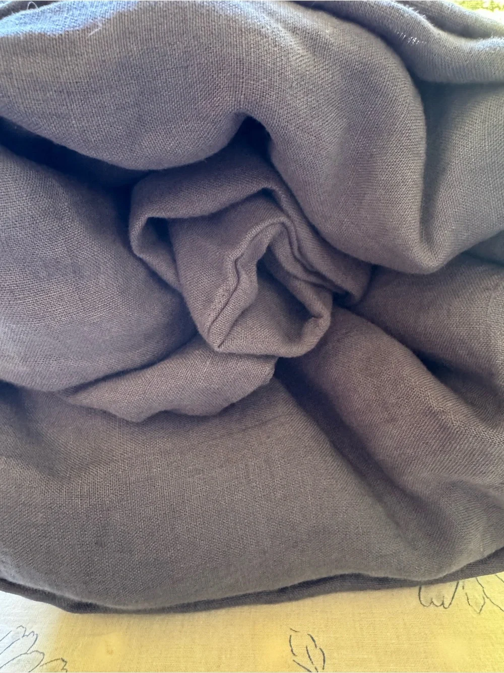 Quince European Linen Duvet Cover Set Queen Nightfall Blue 100% Flax Linen